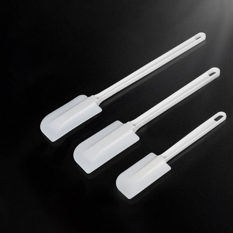 Wholesale Plastic Kitchen Silicone Spatula Cake Pastry Tools Durable Cake Icing Scraper