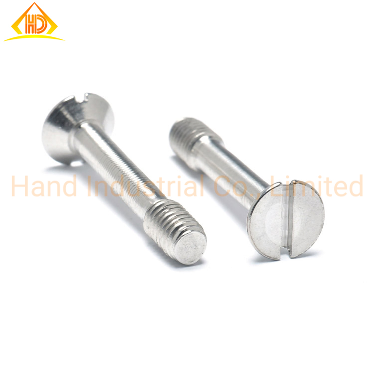 Винт стопорный потайной шлицевой из нержавеющей стали