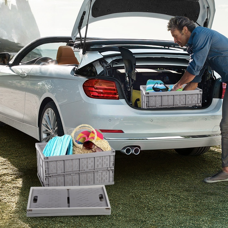 Vegetable Collapsible Storage Crate Folding Plastic Box