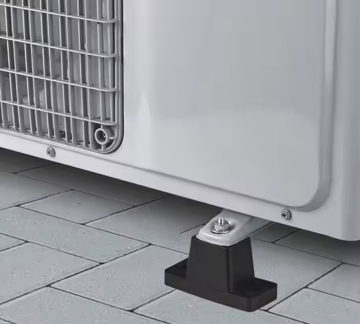 AC Outdoor Unit Mounting Base Anti-Aging Anti Vibration Rubber Mount Bracket