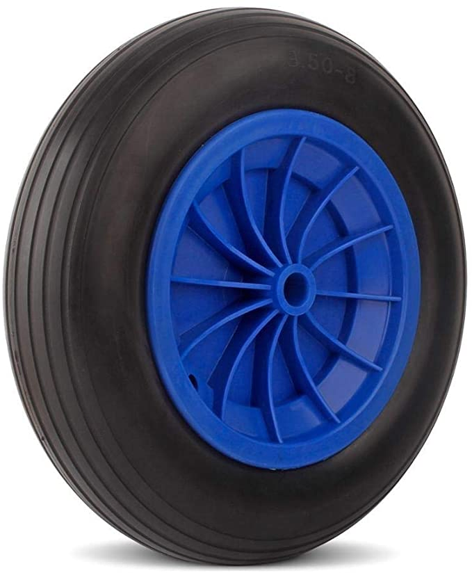 Solid Rubber Polyurethane Foaming Flat Free PU Foam Trolley Wheelbarrow Wheels