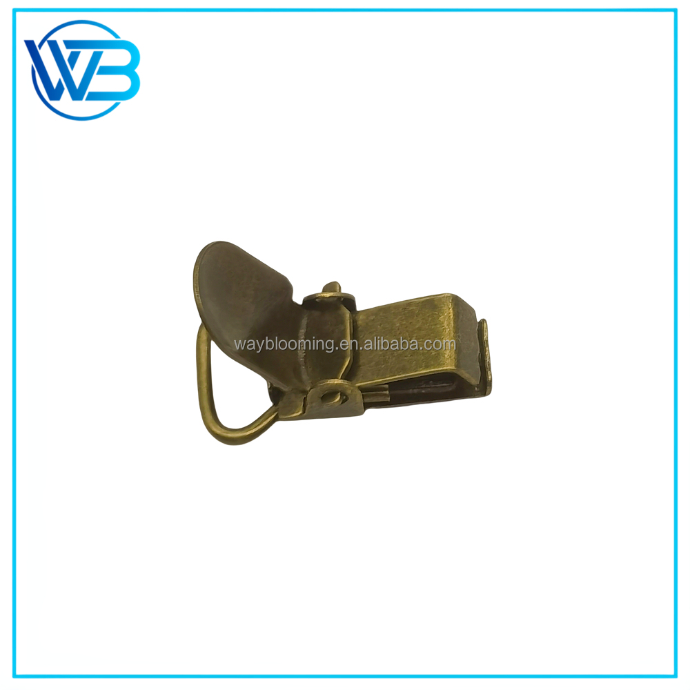 Зажимы декоративные металлические 10 мм для одежды