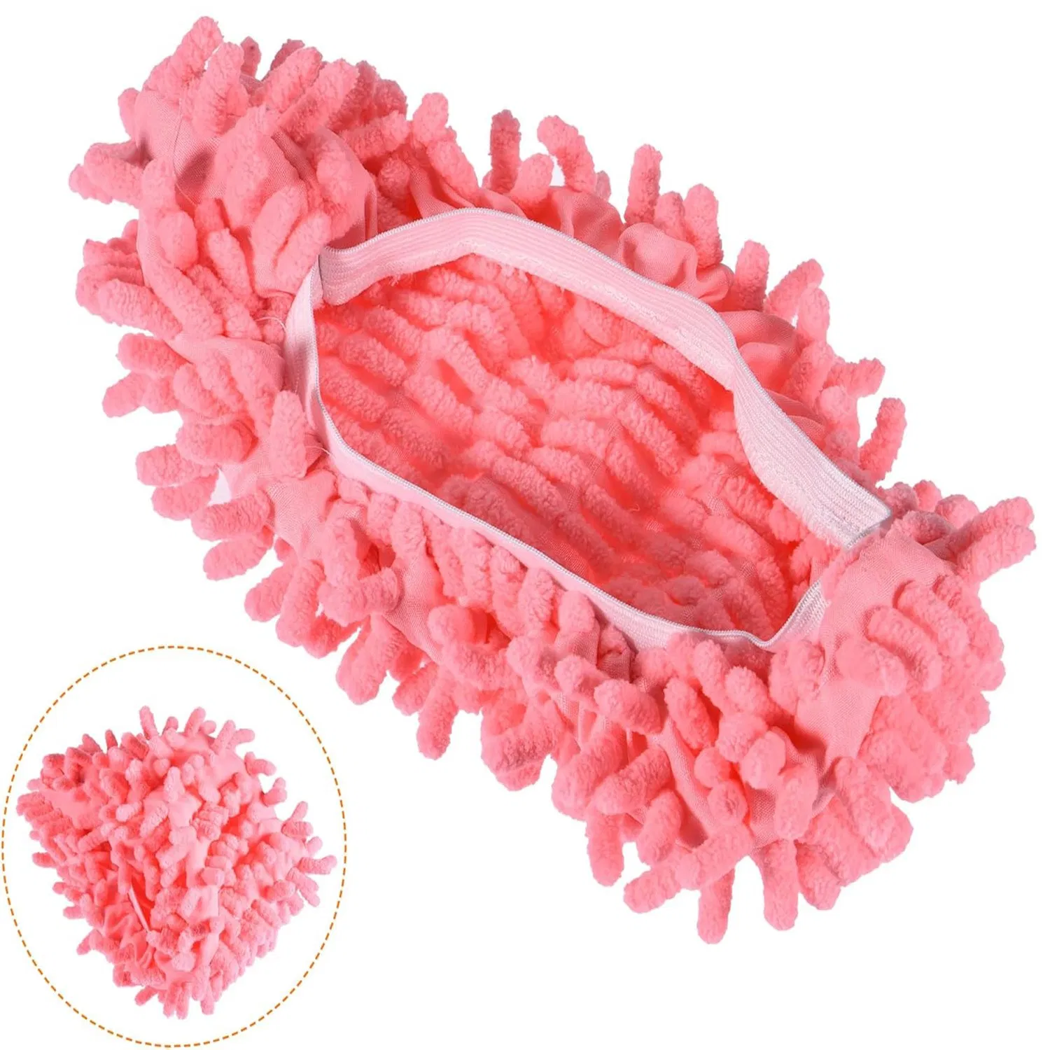 Mop Slippers Washable Microfiber Floor Cleaning Shoes Cover