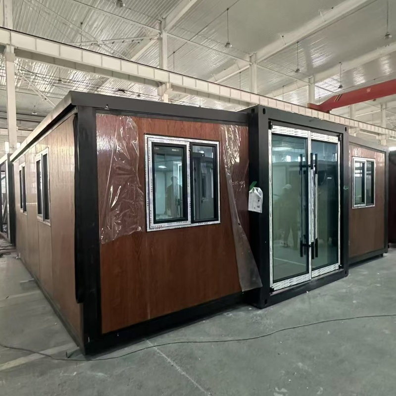 MGO / Spc Floor and Customized ISO Approved Prefab Tiny Home Prefabricated House Expandable Container House
