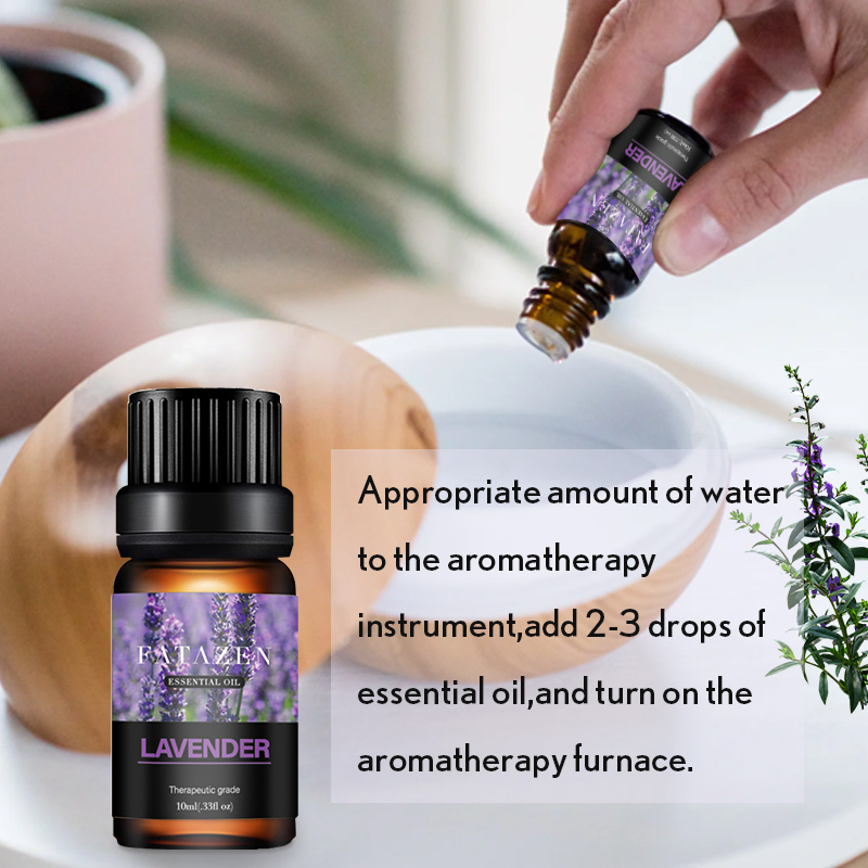 Natural Organic Soothe Muscles Eliminate Physical Fatigue Lavender Body Friction Essential Oil