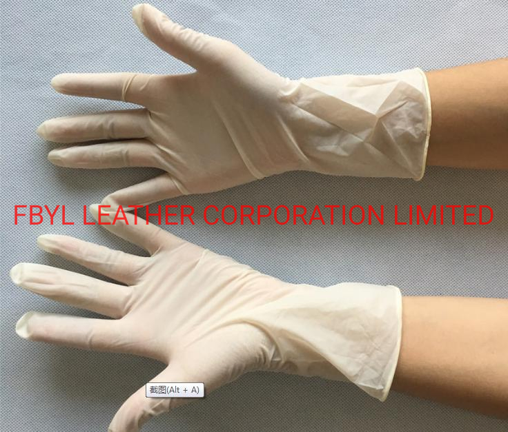 White Disposable Latex Protection Gloves (JYG-SP019)