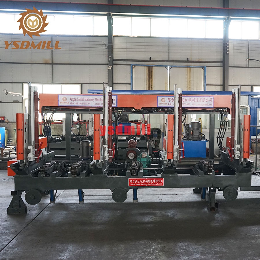 Ленточная пила по дереву гидравлическая для бревен