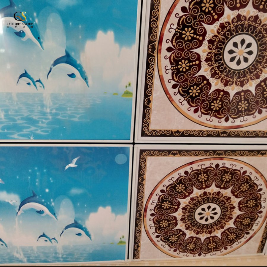 595*595mm Cladding PVC Ceiling PVC Wall Panel PVC Decoration Panel PVC Ceilings Panel