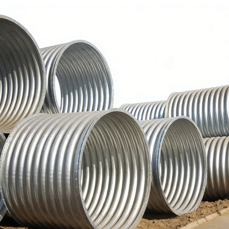 Galvanized Semi-Circular Metal Culvert Pipe