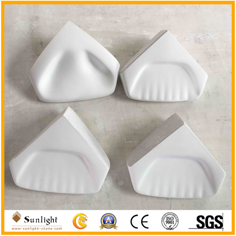Artificial Cultured Marble Bathroom Soap Dish Accessory for Hotel