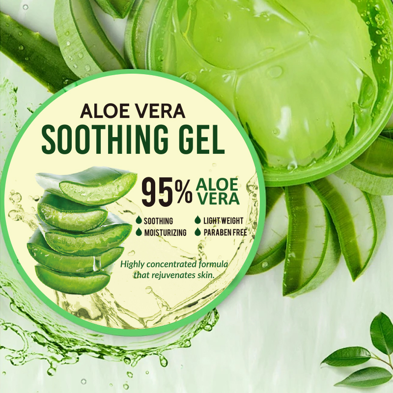 OEM Natural Organic Vegan Face Care Soothing Sunburn Relief Aloe Vera Gel