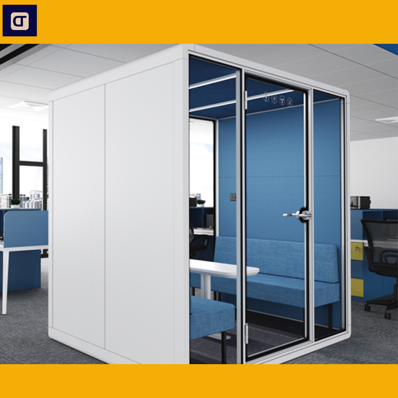 Flexspace Movable Wheels Phone Booth Soundproof Office Pod