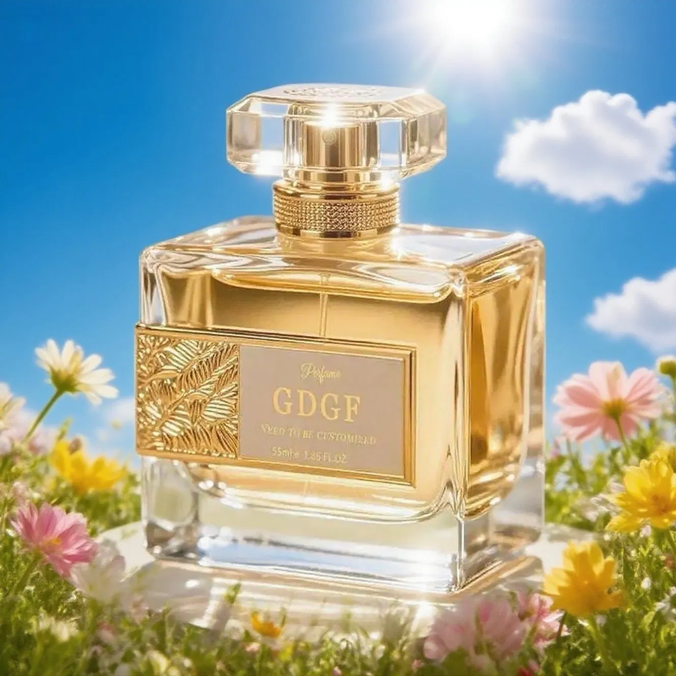 2025 Best Selling Brand Arabic Design Custom Perfume Packaging Women's Perfume