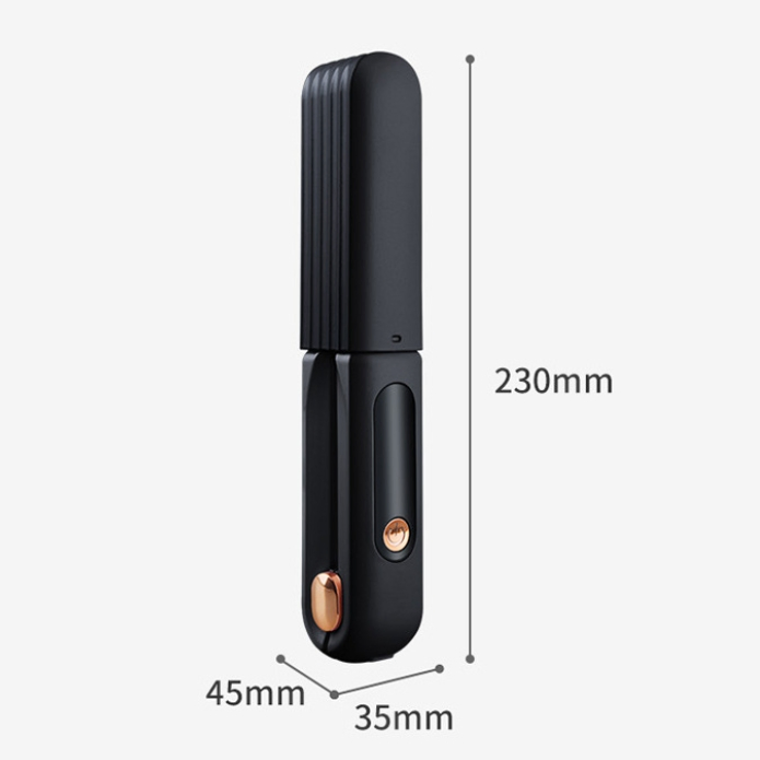 Cordless Hair Straightener Comb, Mini Dual-Purpose USB Rechargeable Straightening Brush, Portable Travel Flat Iron for Home Use