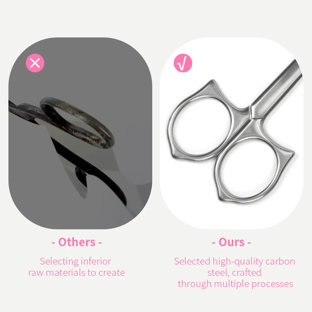 Makeup Ear Nose Eyebrow Eyelash Hair Cutting Scissor Stainless Steel Nail Beauty Barber Tailor Scissors