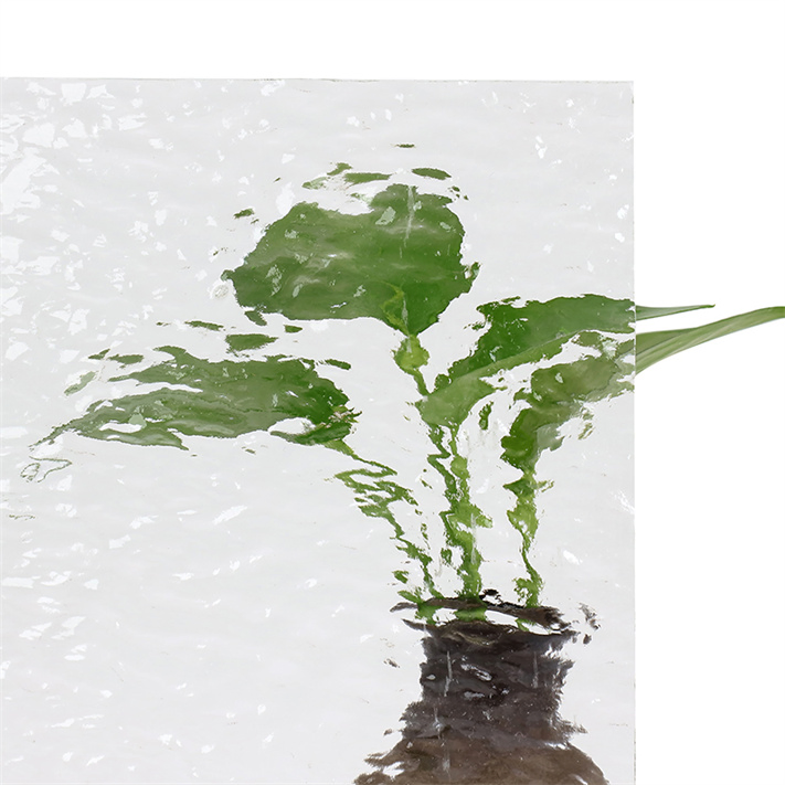 3mm 4mm 5mm 8mm Clear Figured Patterned Glass with Nashiji Karatachi Mistlite Millennium Morgon Flora Optional