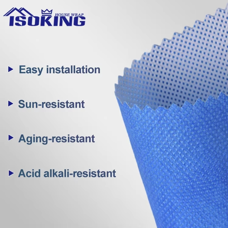 Isoking Weather Resistant Waterproof Breathable Membrane for Building Envelope and Insulation Applications