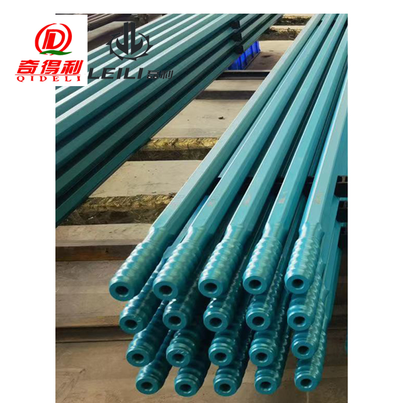 T38 R32 R38 Hexagonal Drill Rod for Mining, Threaded Drill Rod