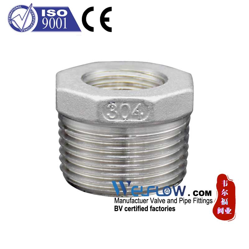 Stainless Steel Hex Bushing Male and Female Thread