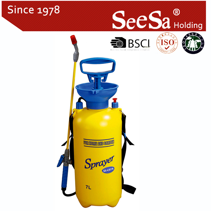 7L Garden Hand Pressure Air Compression Backpack Pump Sprayer (SX-CS7A)