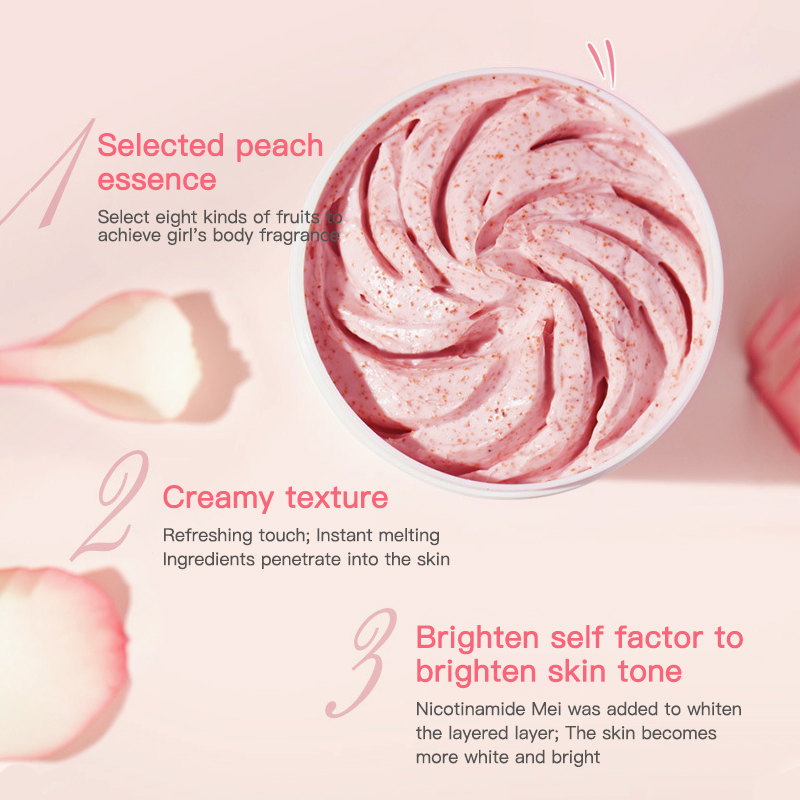 OEM Private Logo Go Cutin Dead Skin Exfolianting Corporal Whitening Hand Foot Face Fruit Body Scrub