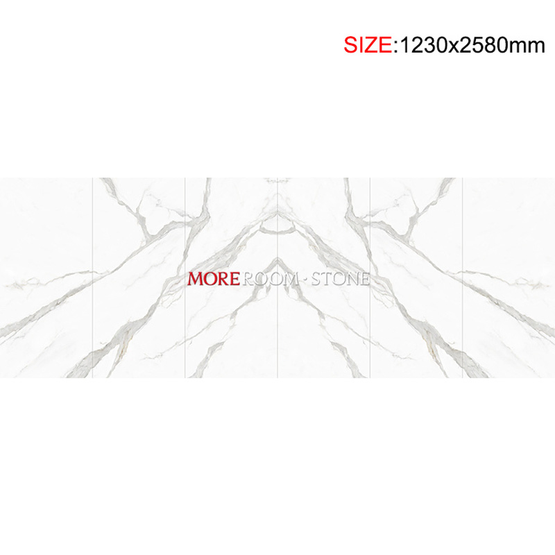 Керамогранитная плита Bookmatch Grey Marble 1230x2580мм