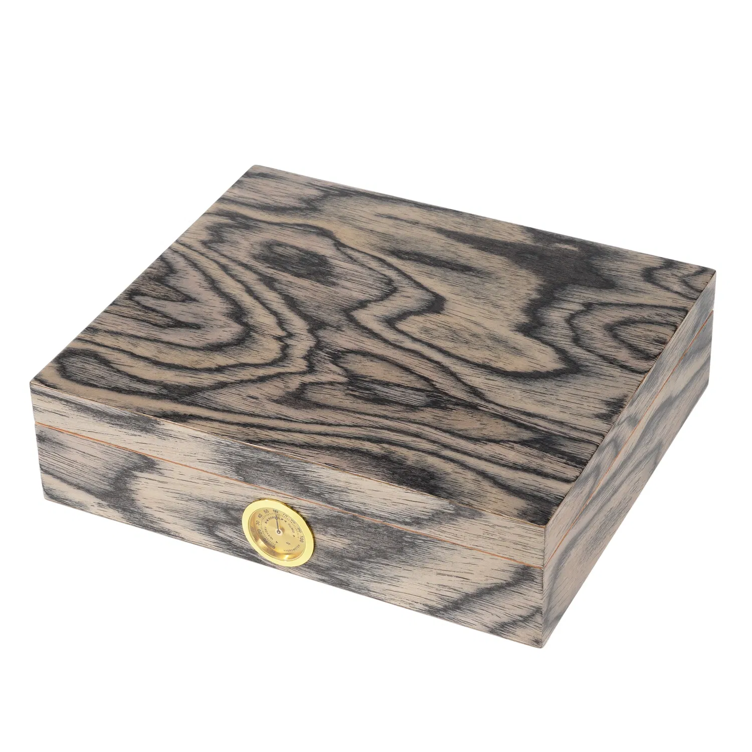 Wholesale Unfinished Cedar Wood Cigar Box with Small Humidor Wooden Tobacco Boxes with Hinged Lid