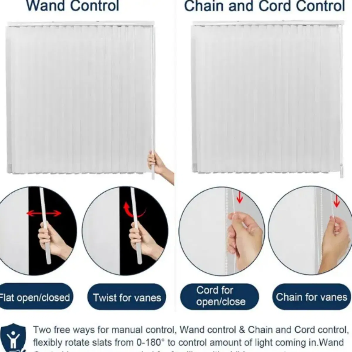 OEM Polyester Waterproof Manual Wand Control Dream Vertical Fabric Blind for Window