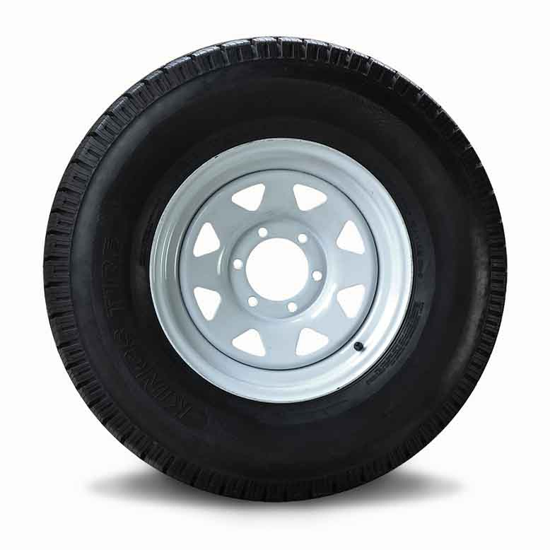 Шина 145R12LT с диском для трейлера и лесной техники