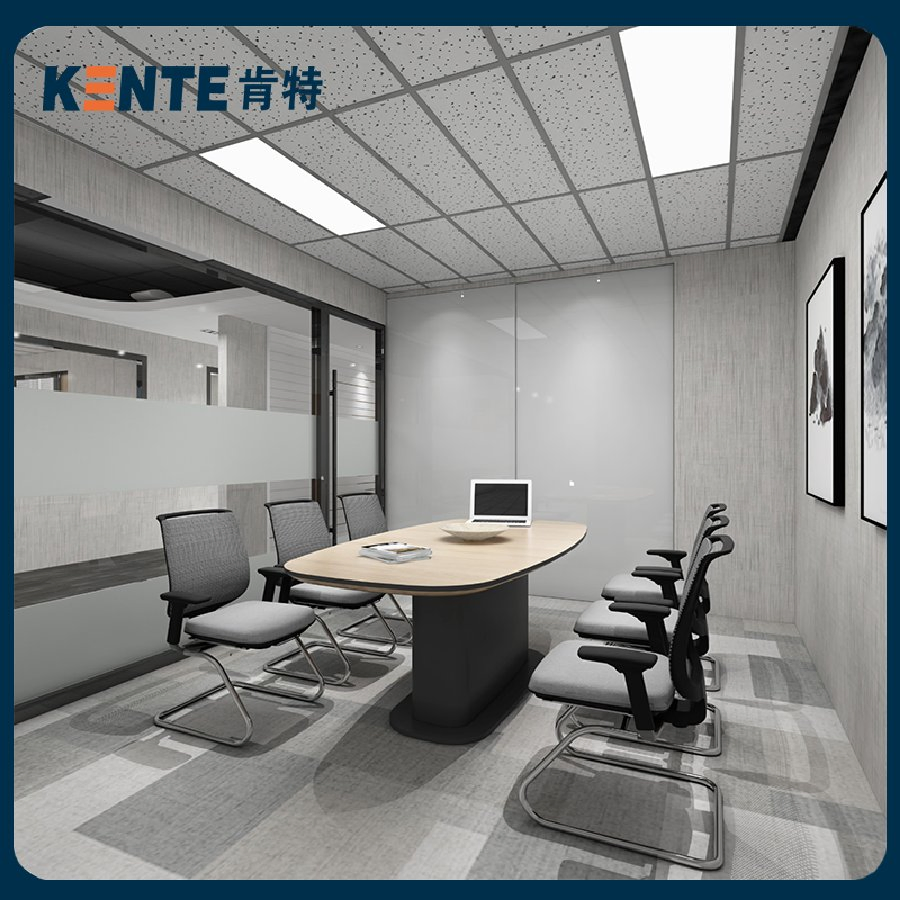 Low-Voc Mould-Proof Honeycomb Modern Design Gypsum Ceiling Tiles with CE