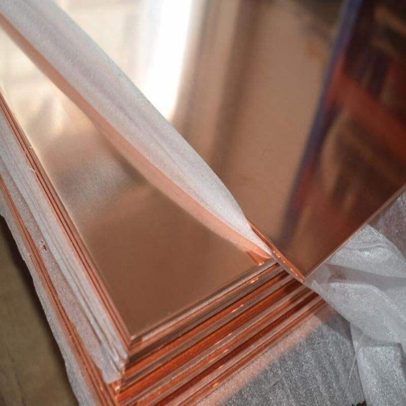 Cathode Copper Sheet High Purity 99.97% 4FT X 8 FT C10100 C10200 C10300 Copper Plate