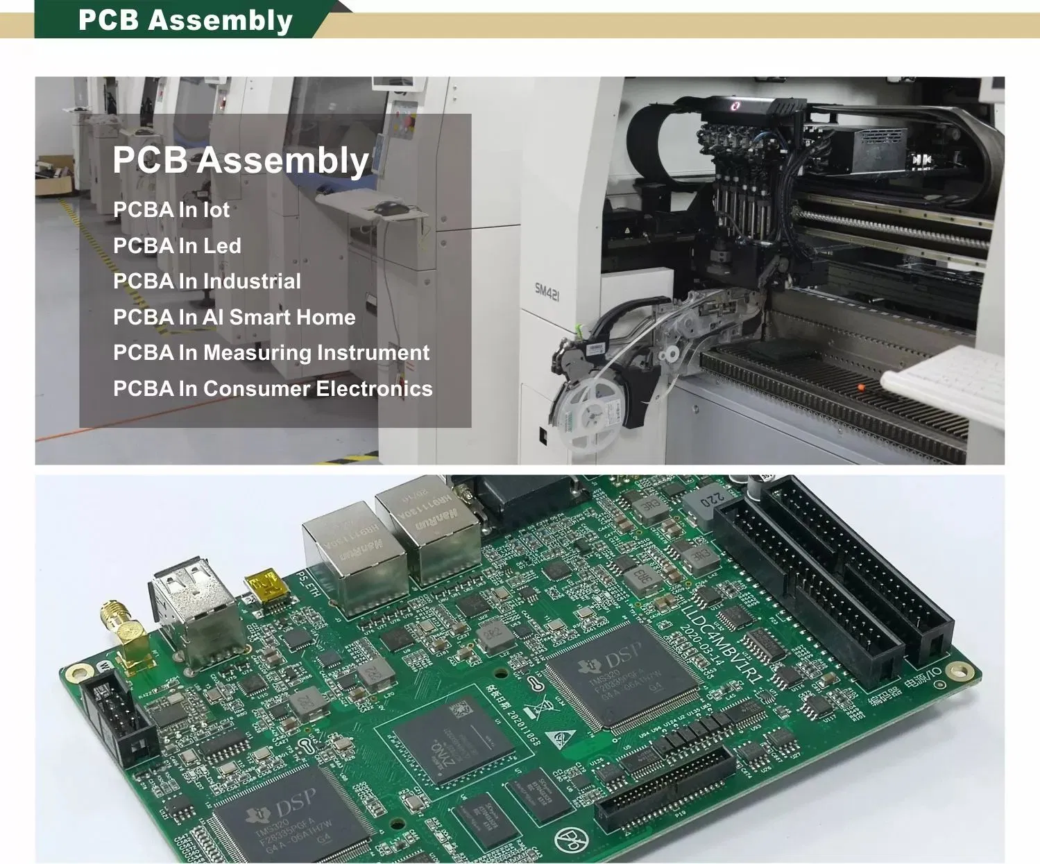 Reliable Electronic PCB Assembly Manufacturer in China Providing PCB Design and SMT PCBA Services