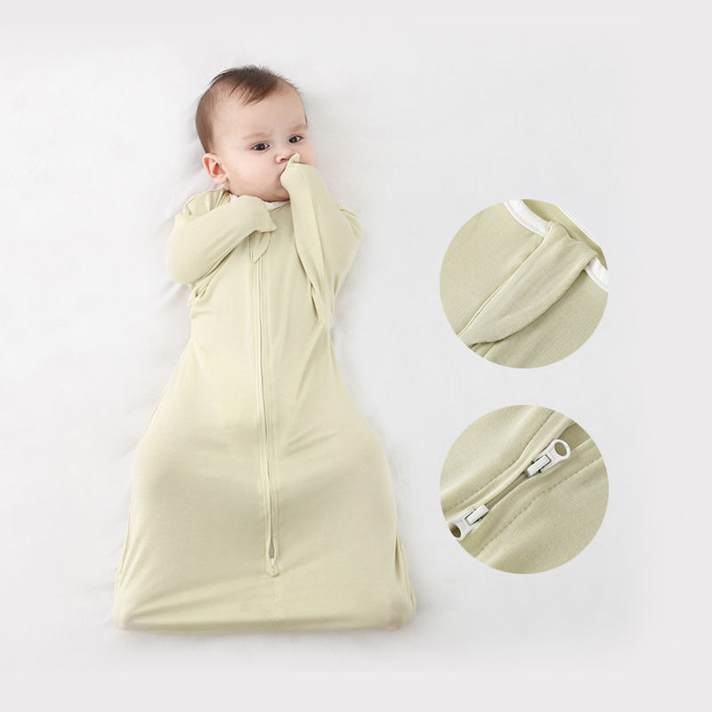 Customizable Newborns Cotton Baby Blanket Diaper Change Swaddle with 2 Way Zipper