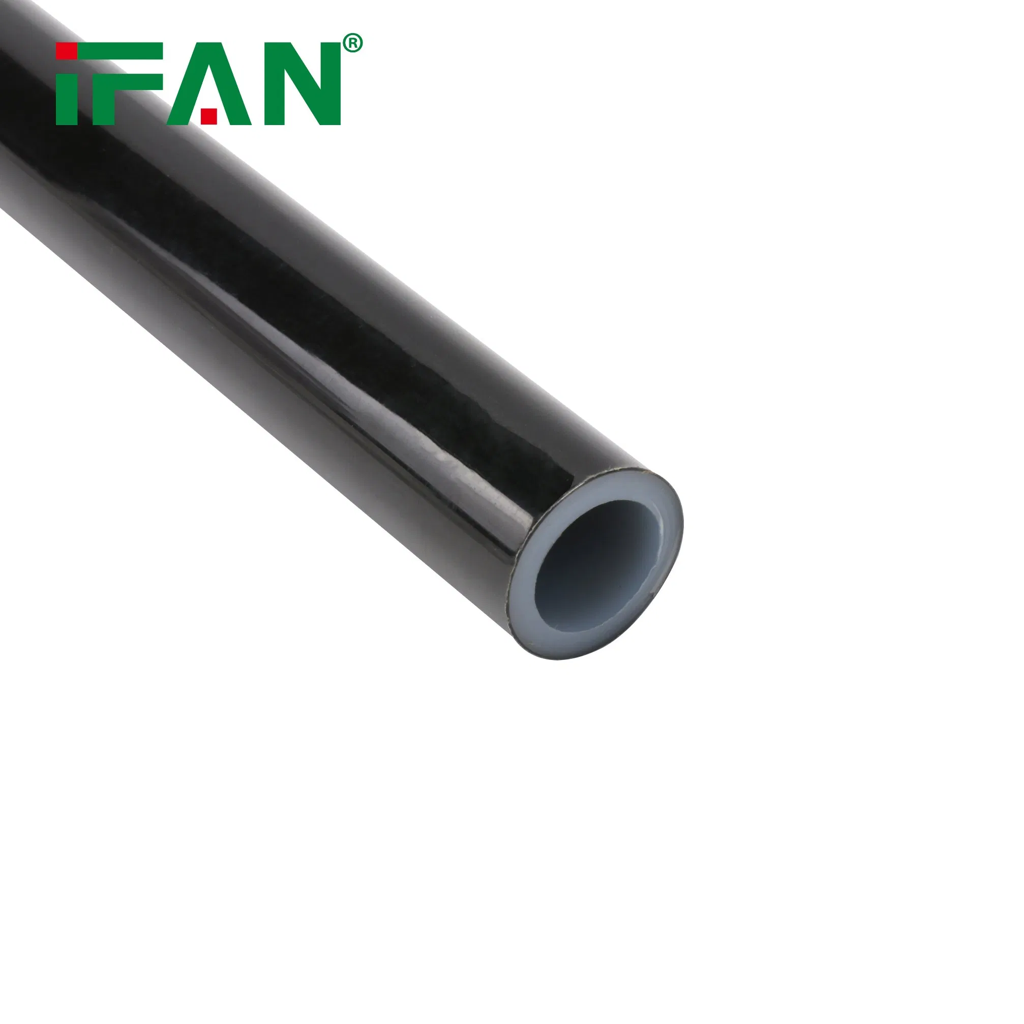 Труба PEX-Al-PEX для тёплого пола IFAN, 16-32 мм, чёрная