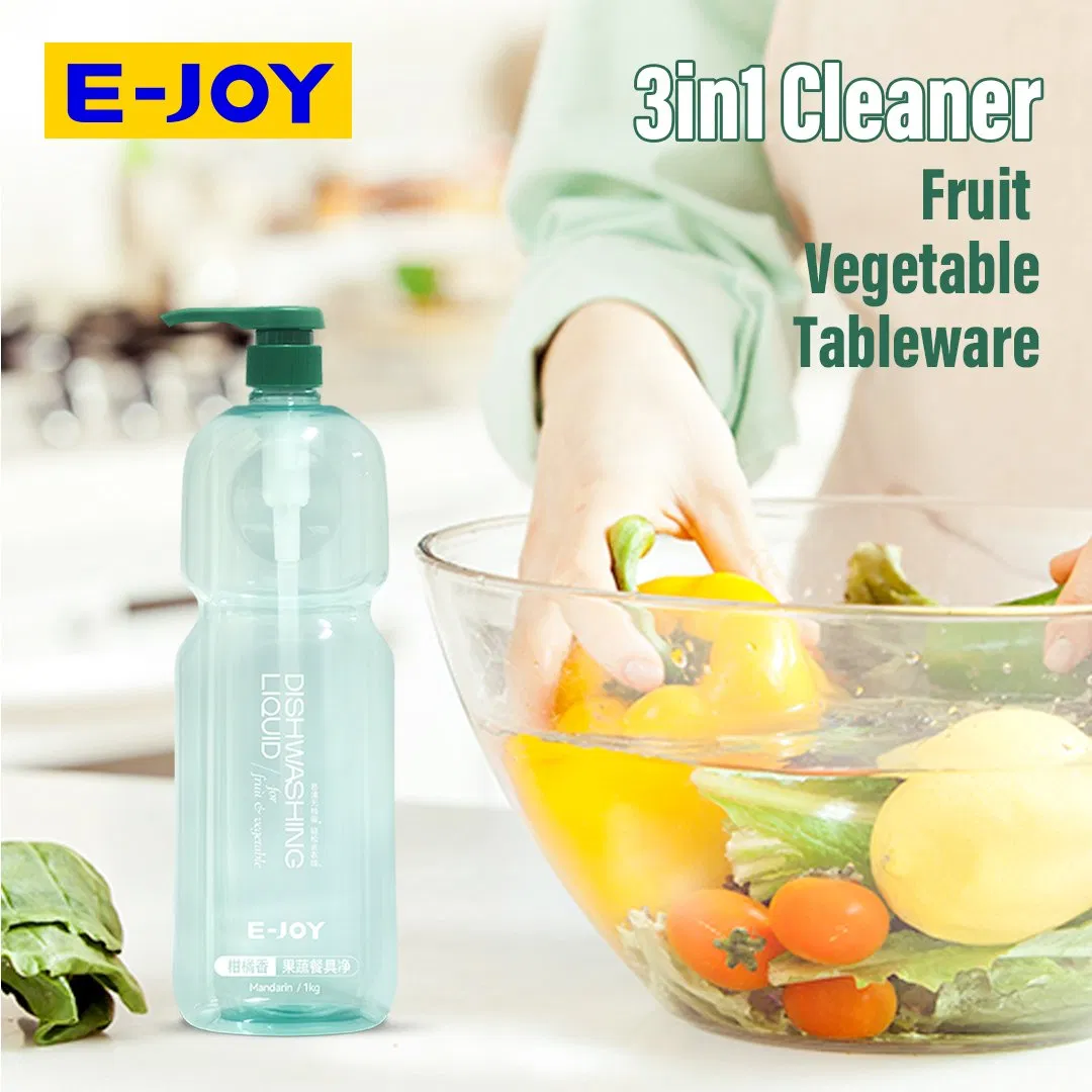 Dish & Vegetable Cleaning Liquid Non-Toxic, Safe for Dishes, Veggies & Cooking Utensils