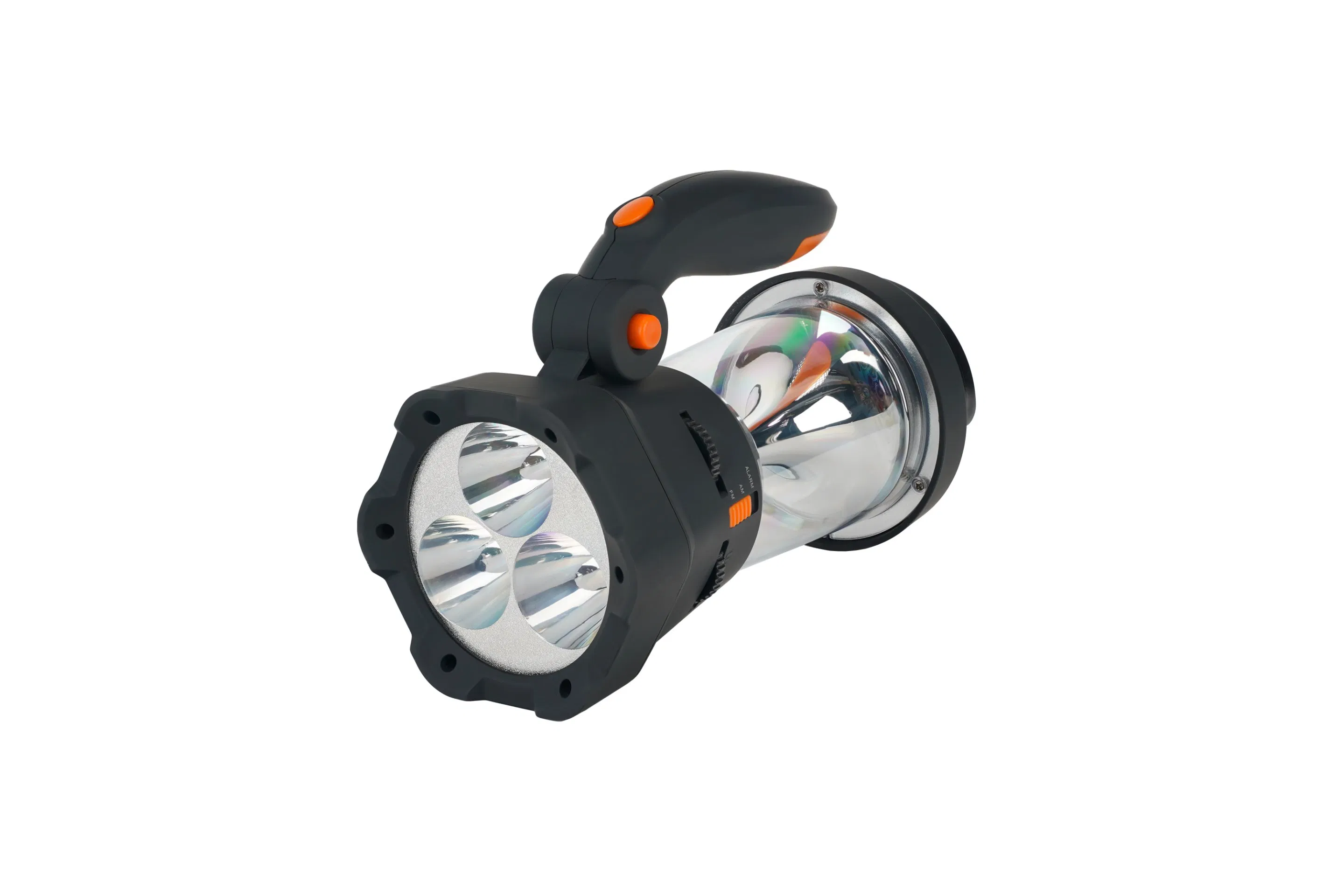 Портативная радиостанция с ручной зарядкой и фонариком