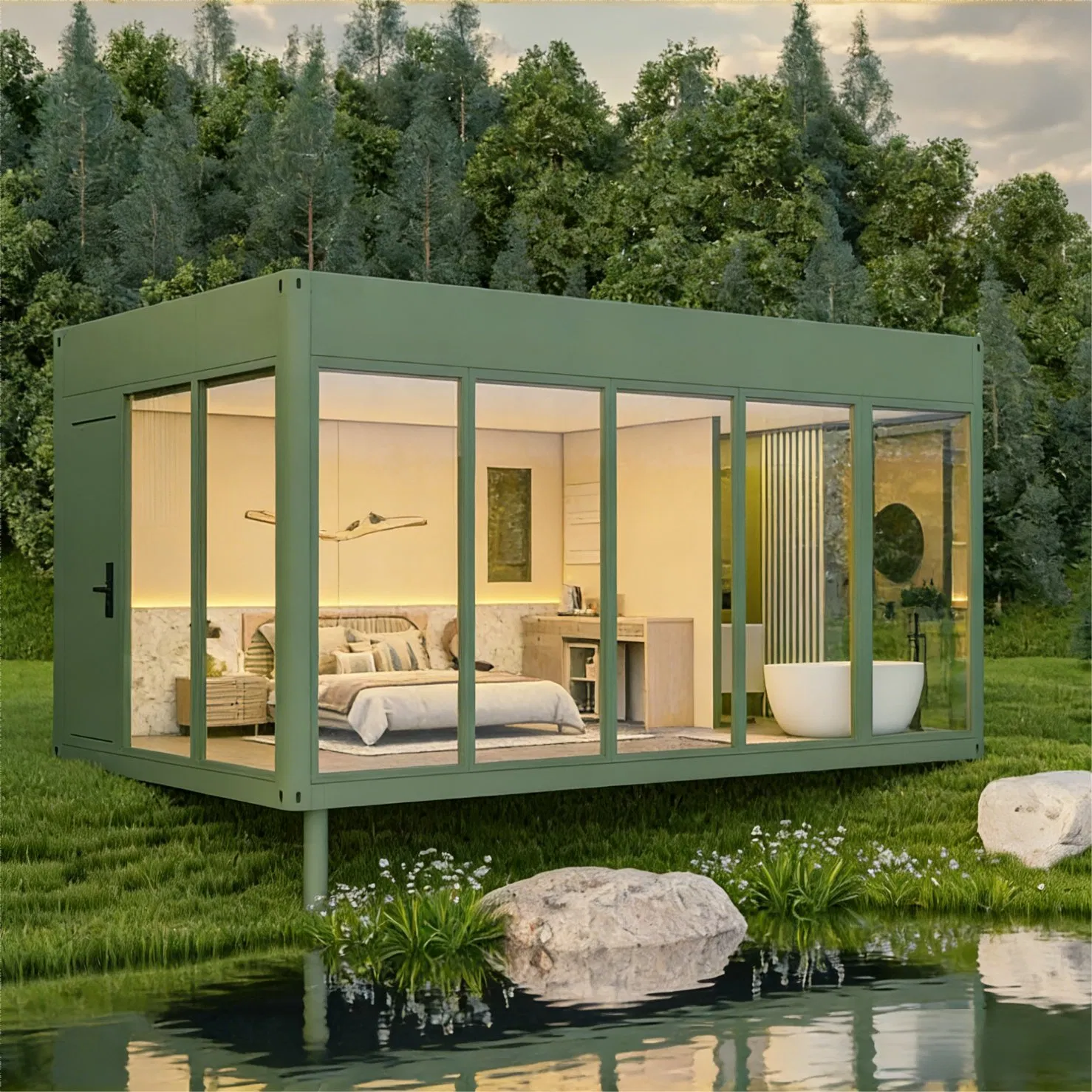 Easy-Assemble Flat-Pack Mobile Garden Room