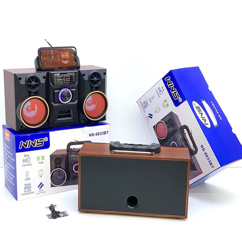 Ретро радио NS-6633BT с Bluetooth и RGB-подсветкой
