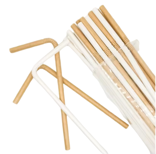 Eco-Friendly U-Shaped 6mm Paper Straws for Coffee Drinking