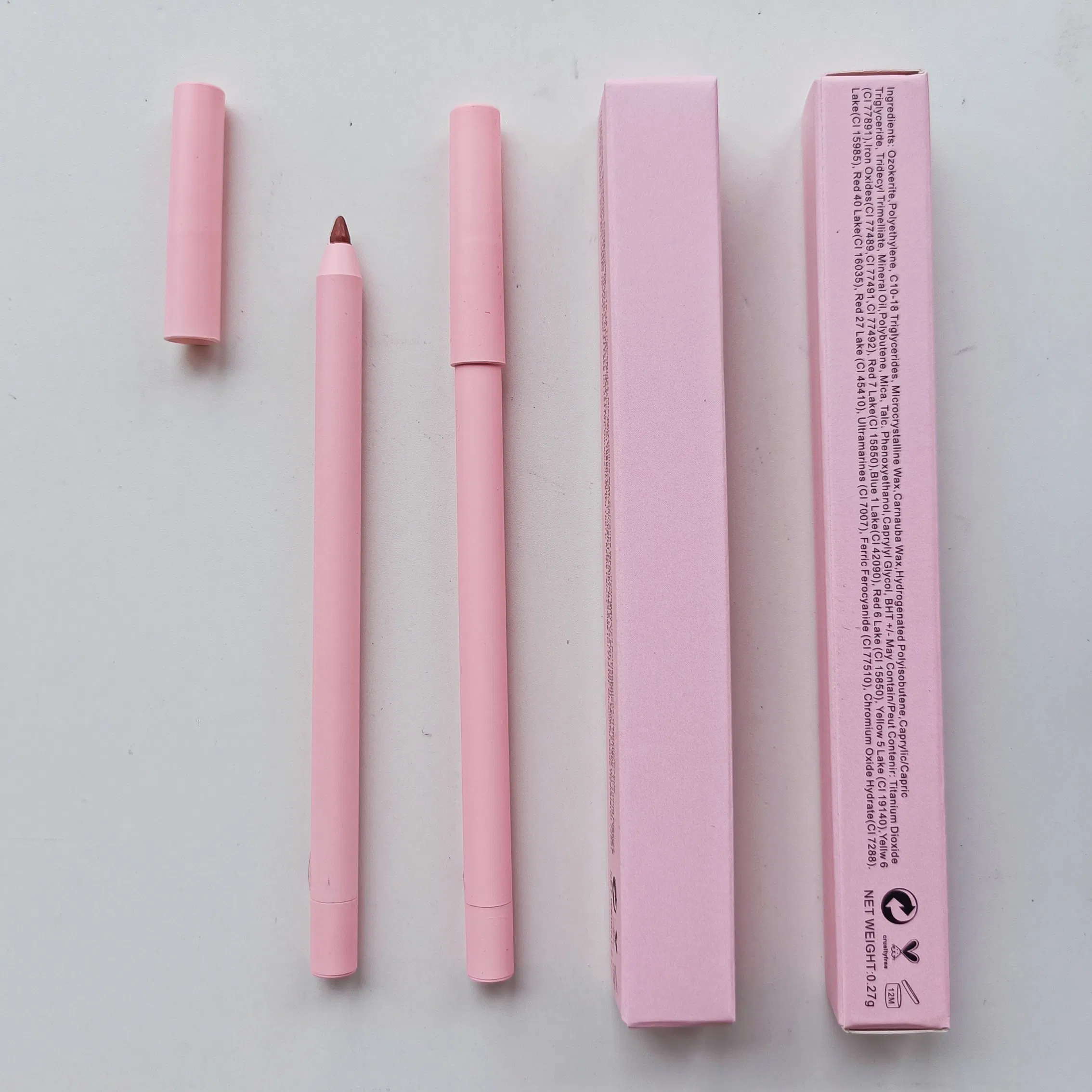 Wholesale Custom Vegan Waterproof Automatic Rotation Private Label Lip Pencil