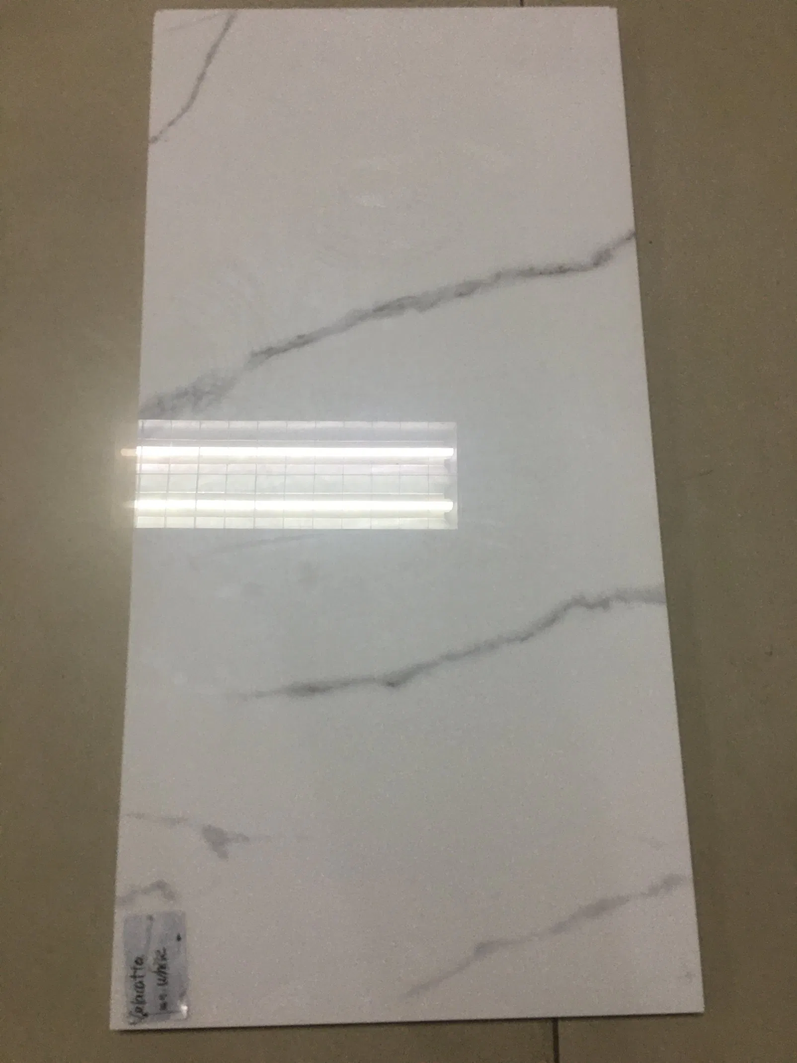 Calacatta White Modern Marble Porcelain Wall Sintered Stone Panel Artificial Sintered Stone Slabs