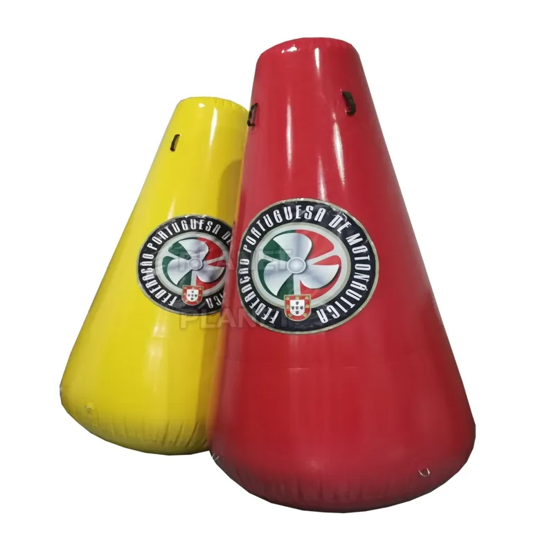 Outdoor Swimming Inflatable Marker Buoy Floating Inflatable Cone Race Water Buoy with Logo