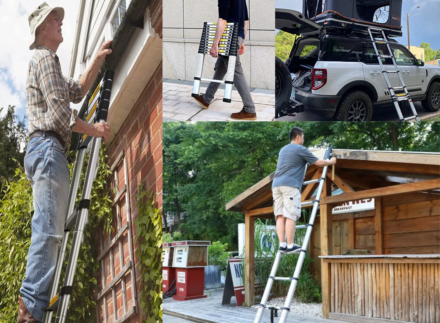 5m Aluminum Multi-Function Foldable Telescopic Ladder (26475001)