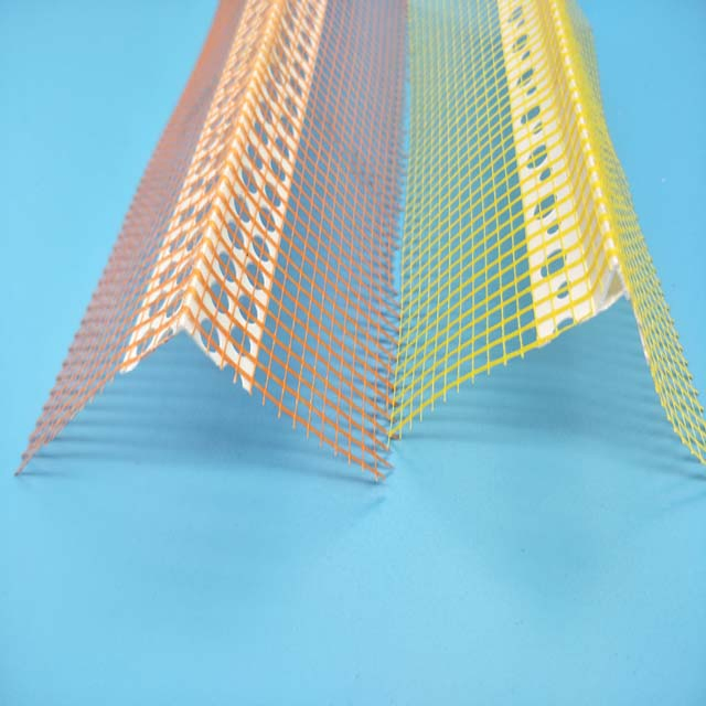 2.5m Length PVC Corner Bead with 10cm Fiberglass Mesh 145GSM