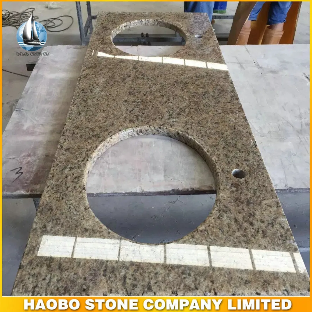 Wholesale Giallo Ornamental Granite Kitchen Countertop