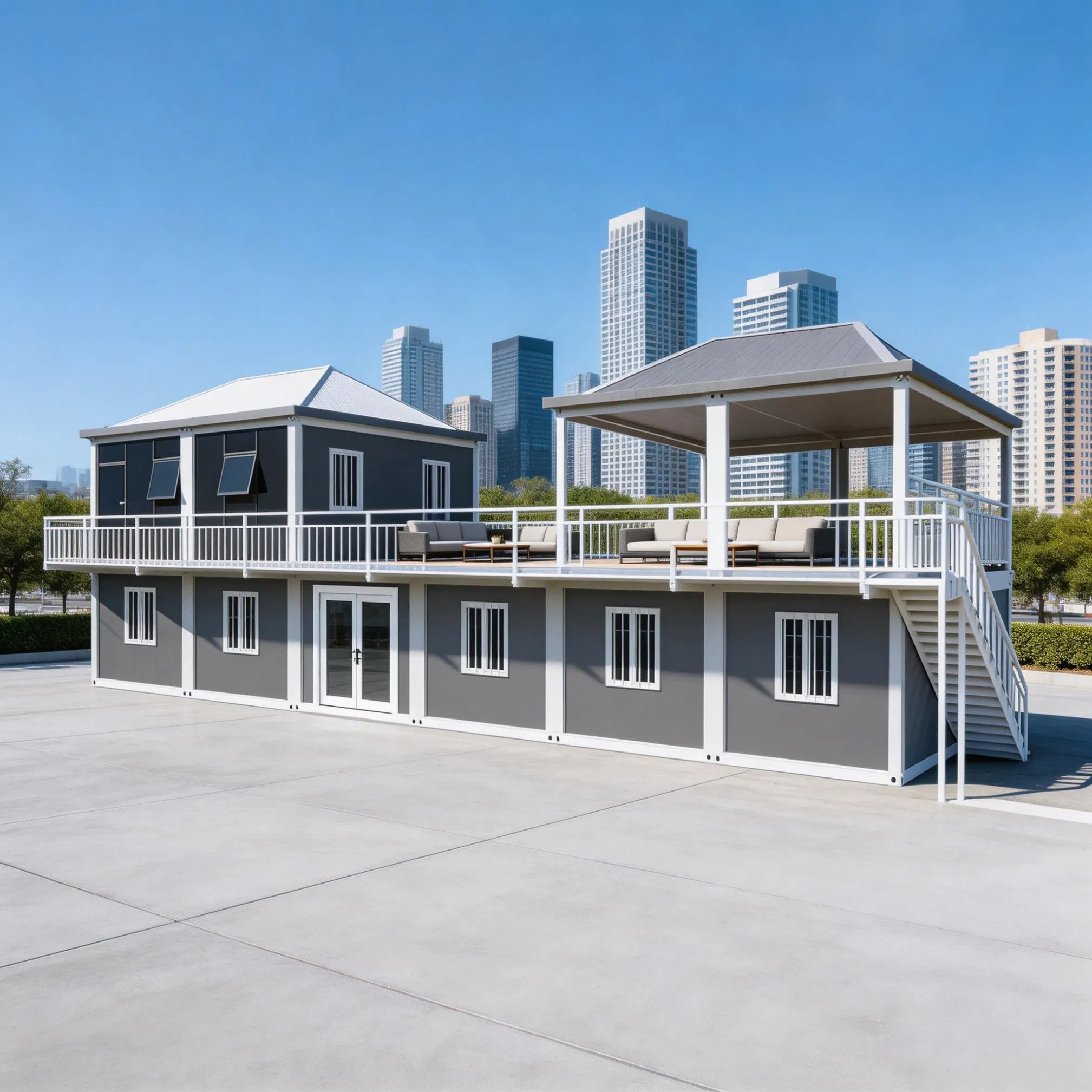 Custom Designed High Strength Steel Structure Modular House Prefabricated House