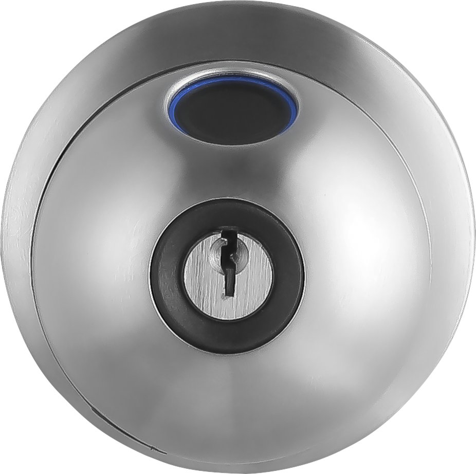 Smart Tuya APP Fingerprint Digital Round Knob Keyboard Ball Door Lock
