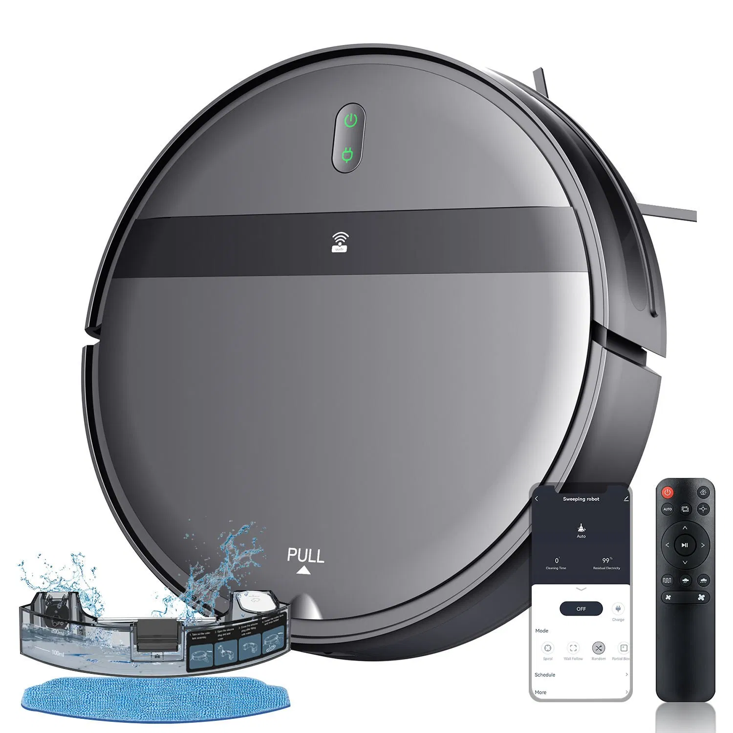 Sweep and Mop Simultaneously Household Sweeper Frees Your Hands-G20 Vacuum Cleaner Robot