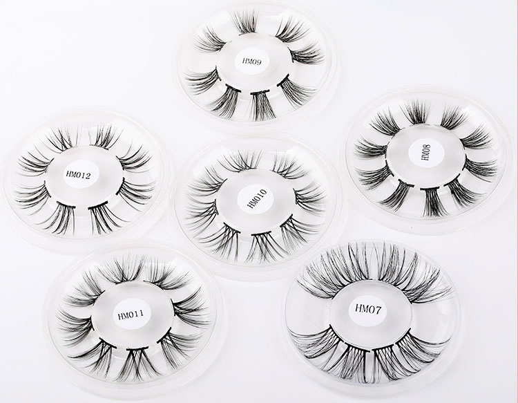False Mink Segmented Pre-Cut Lashes Faux Mink Eyelashes Extension for Girls