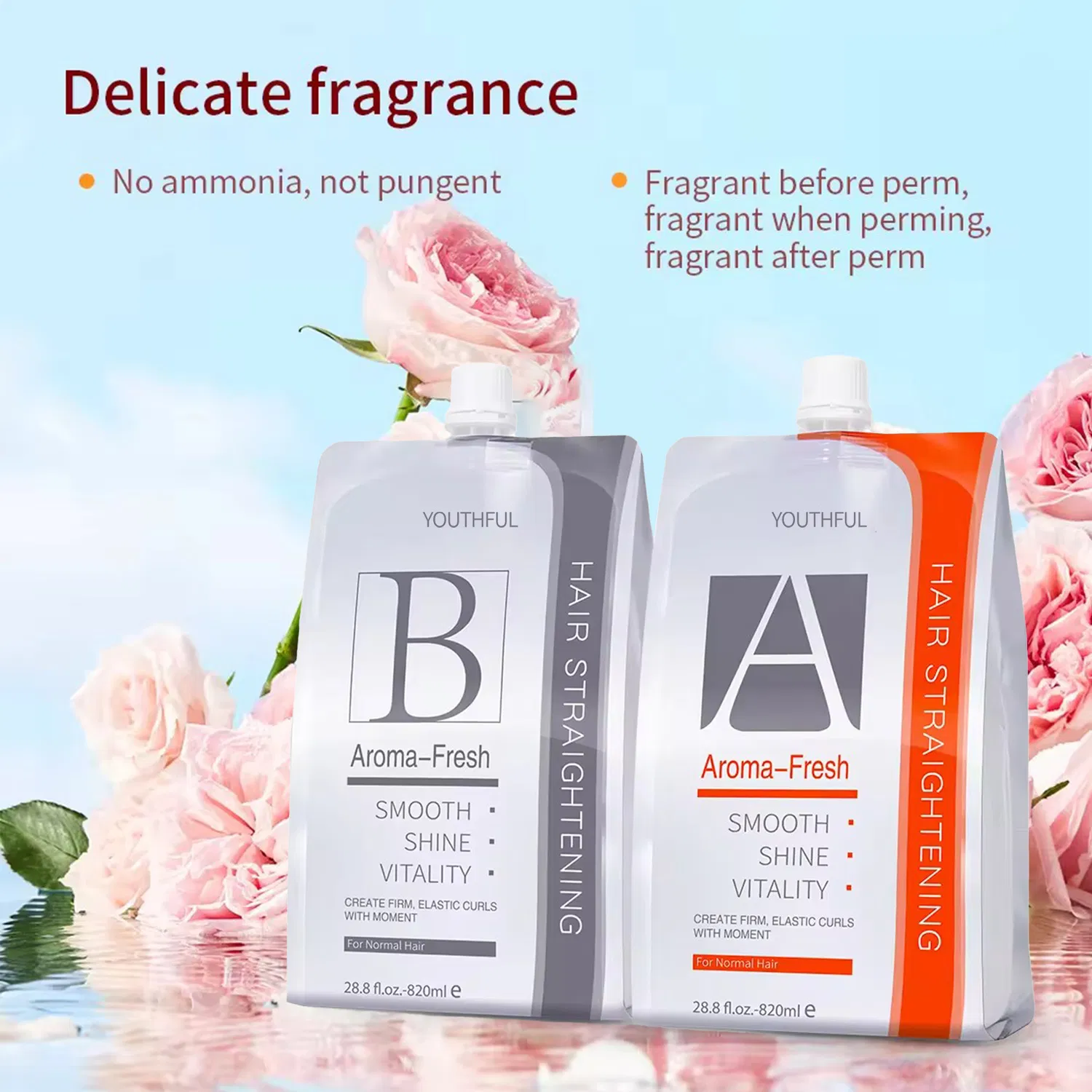 Professional Permanent Keratin Hair Straightening Cream